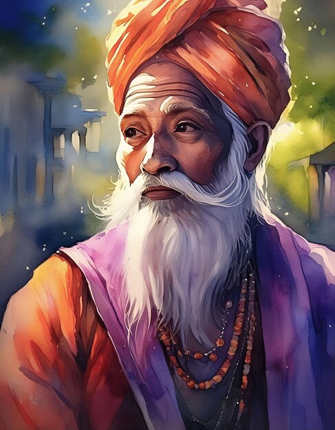 Tło Guru Purnima