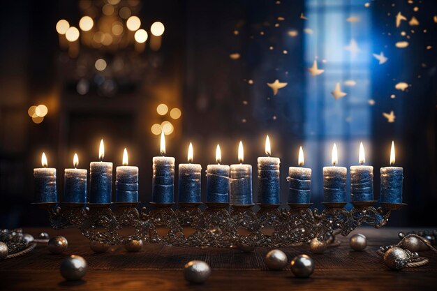 tło Hanukkah