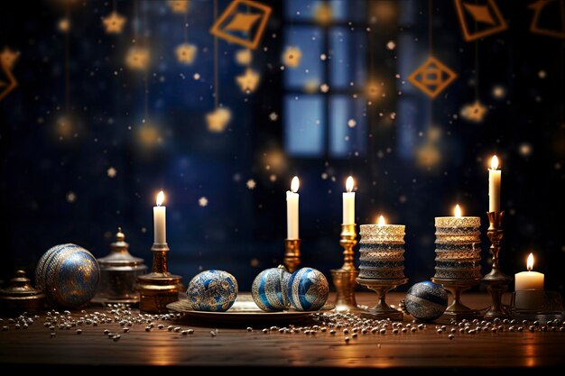 tło Hanukkah