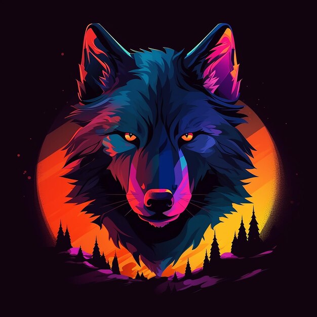 tło i logo wolfe