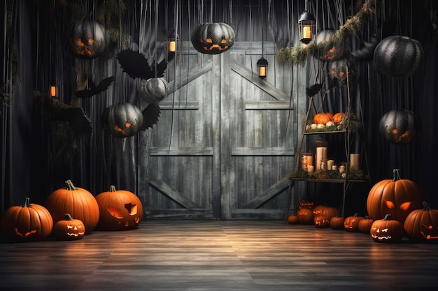 tło inspirowane Halloween