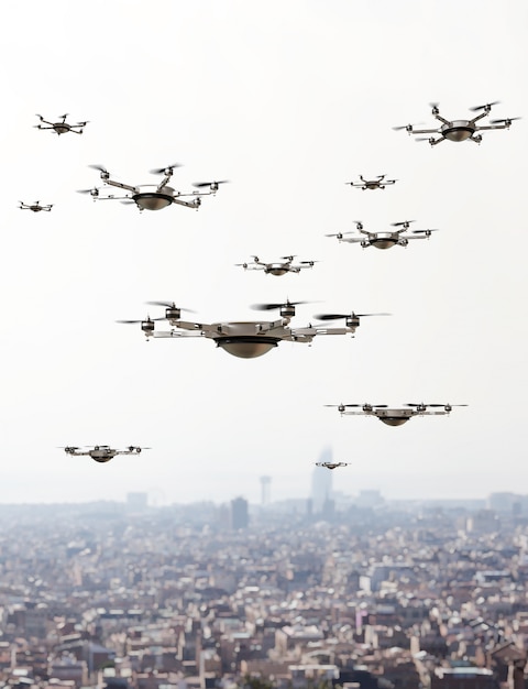 Tło inwazji dronów