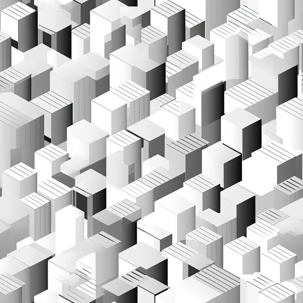 Zdjęcie tło kształtu geometrycznego i abstrakcji danych generowane przez sztuczną inteligencję