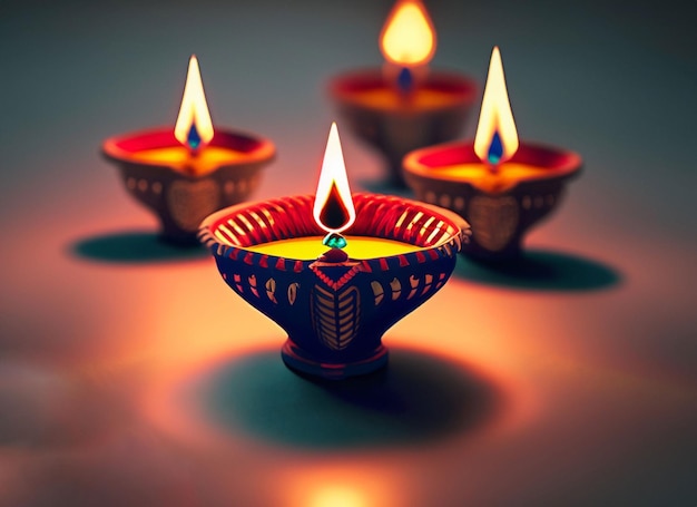 tło lampy naftowej diwali