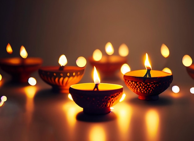 tło lampy naftowej diwali