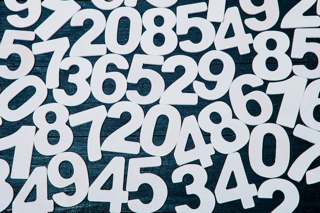 Tło liczb lub wzór z liczbami