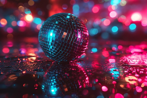 Zdjęcie tło muzyki vintage disco