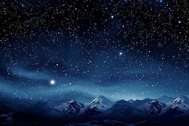 Zdjęcie tło nocnego nieba i przestrzeń projektowa