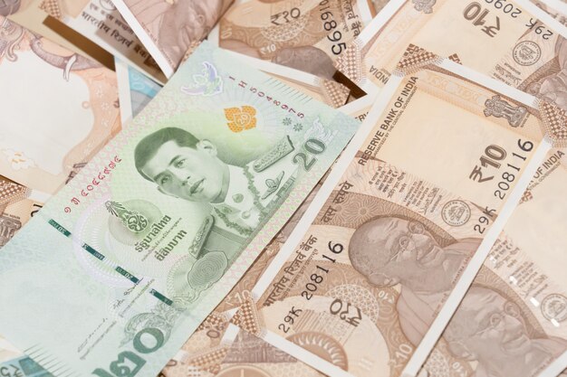 Tło obrazu banknotu.