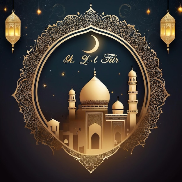 Tło obrazu Eid al-Fitr