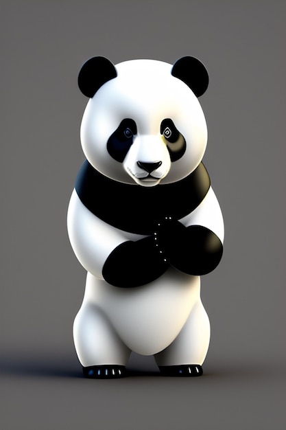 Tło obrazu pandy wygenerowane Ai