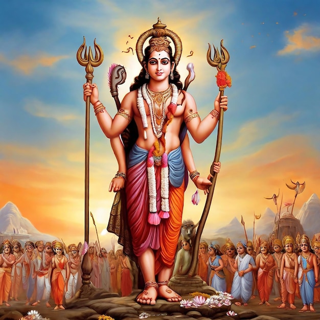 Tło obrazu Ram Navami