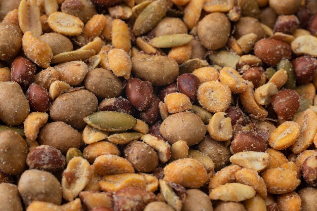 tło orzeszków ziemnych Nut Mix