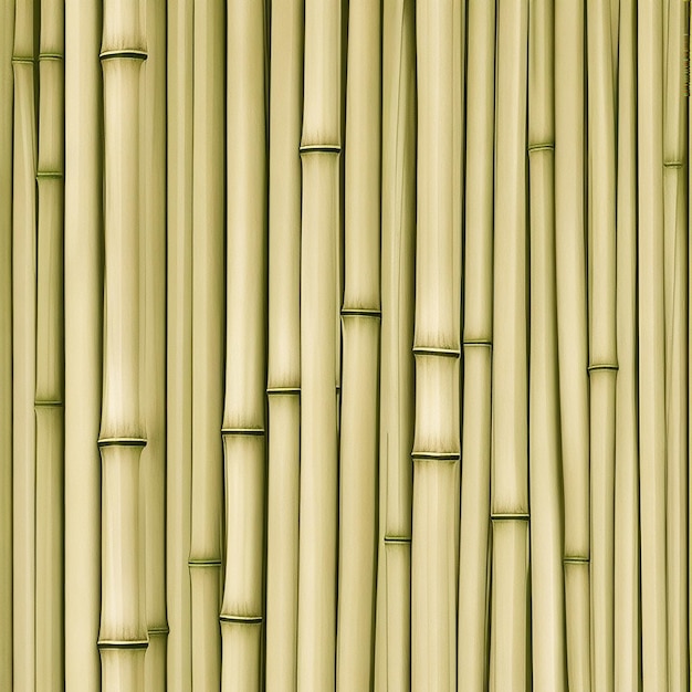 Tło płotu bambusowego wygenerowane przez sztuczną inteligencję