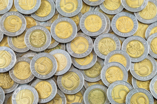 Tło polskich monet