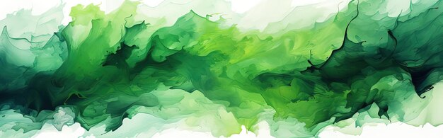 tło pomalowane zieloną szczotką w stylu skali panoramicznej