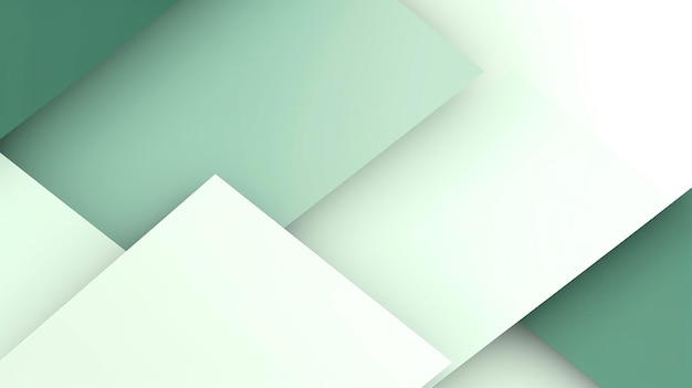 Tło Powerpoint silny efekt wizualny minimalizm zielony biały i szary