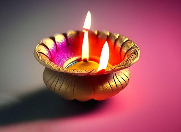 tło stylis lampy diwali