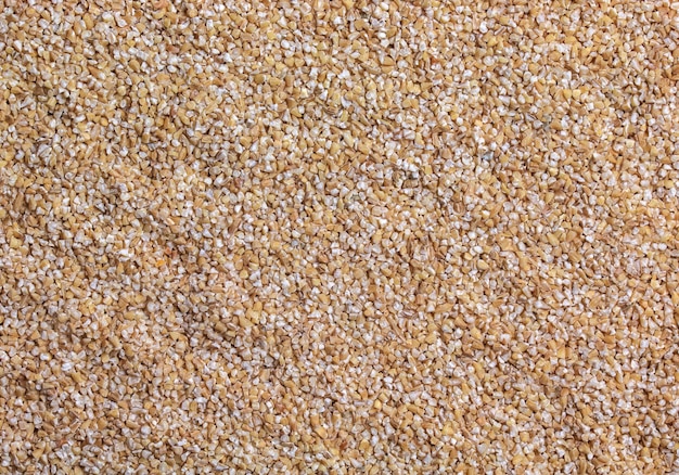Zdjęcie tło surowych ziaren pszenicy tekstura płaska koncepcja zdrowej żywności