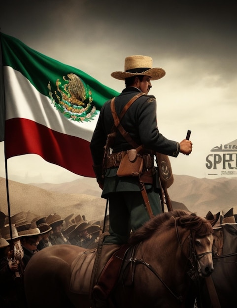 Tło tapety rewolucji meksykańskiej