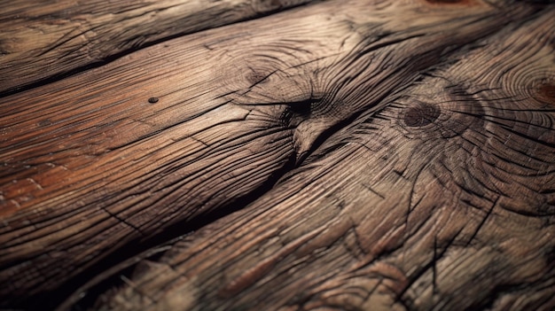 Tło tekstury drewna Generatywne Ai