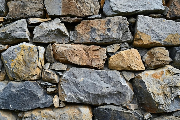 Tło tekstury kamiennej ściany Zbliżenie tła kamiennej murów