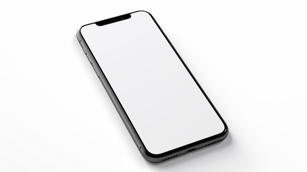 Tło telefonu inteligentnego z pustym ekranem