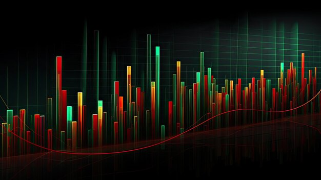 Tło trendów na giełdzie