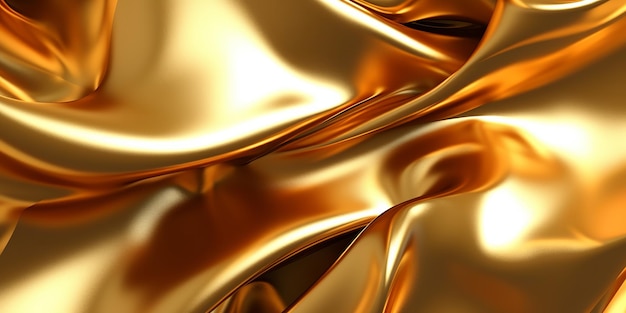 Tło ultra realistyczne złoto do projektowania banerów Luksusowy projekt szablonu Makieta wyświetlacza produktu Generative Ai