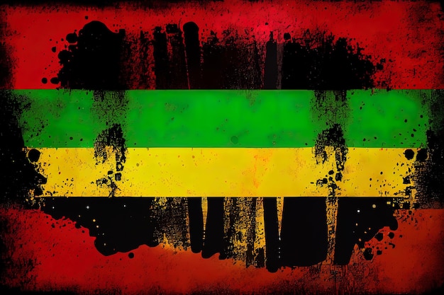 Tło w stylu reggae Generative Ai