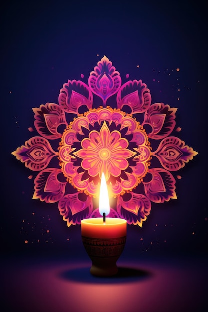 Tło wakacje Diwali