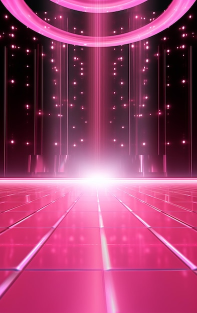 tło z oświetleniem różowych reflektorów dla ulotek realistyczny obraz ultra hd high design