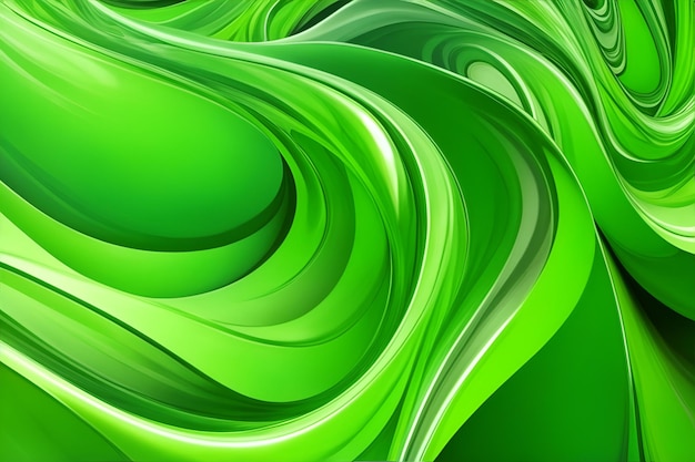 Tło zielony przepływ