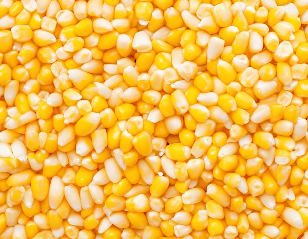 tło żółtych nasion kukurydzy