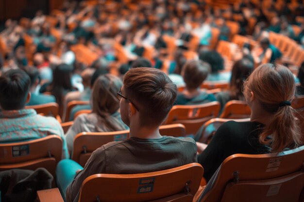 Tłum słuchaczy na seminarium