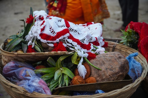 Tokri Z Chhath Puja 2021 Banan I Inne Przedmioty