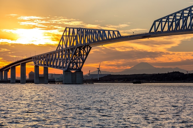 Tokyo Gate Bridge Sunset