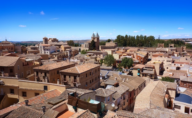 Toledo anteny linia horyzontu w Spain