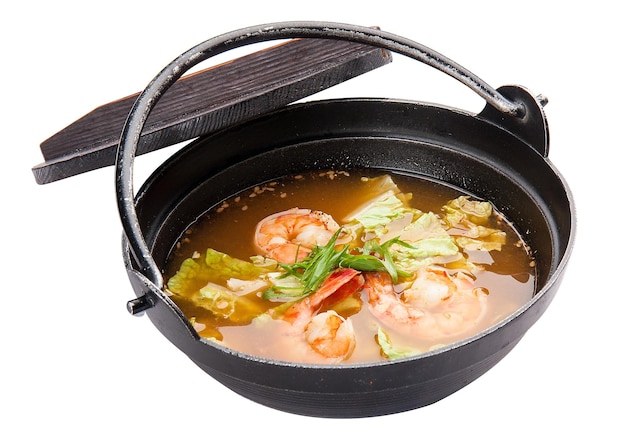 Tom Yum Goong pikantna zupa tradycyjna kuchnia w Tajlandii