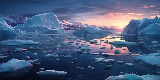 Topnienie lodowców powoduje wzrost poziomu morza