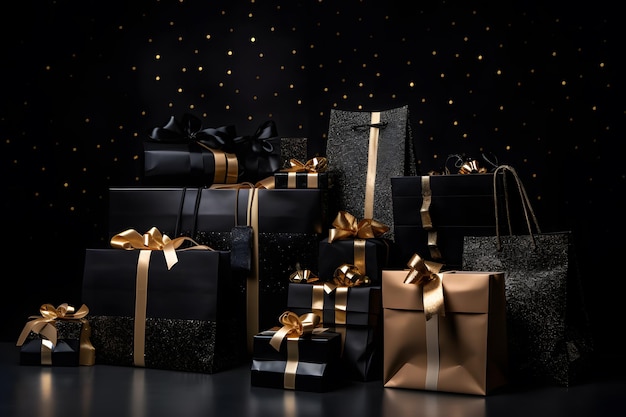 torby na zakupy, pudełka na prezenty i akcesoria na promocje z okazji Czarnego Piątku