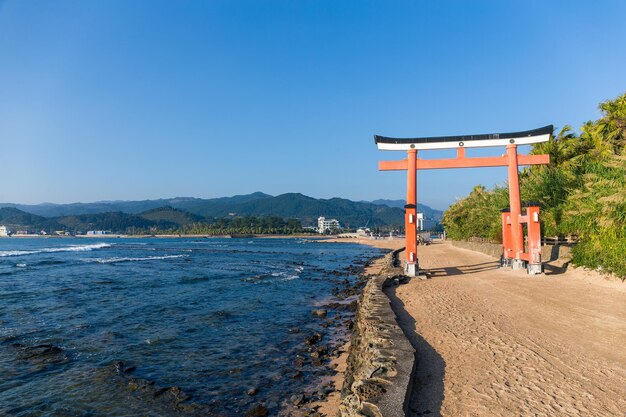 Torii w świątyni Aoshima