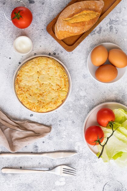 Tortilla, Hiszpański Omlet