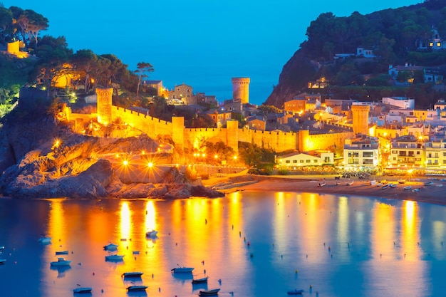 Tossa De Mar Na Costa Brava Catalunya Hiszpania