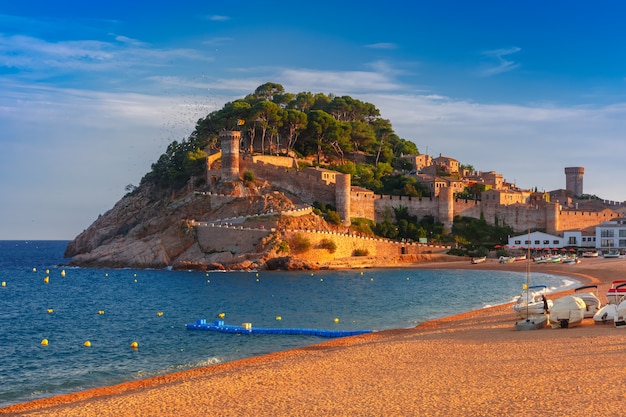 Tossa De Mar Na Costa Brava, Katalonia, Hiszpania