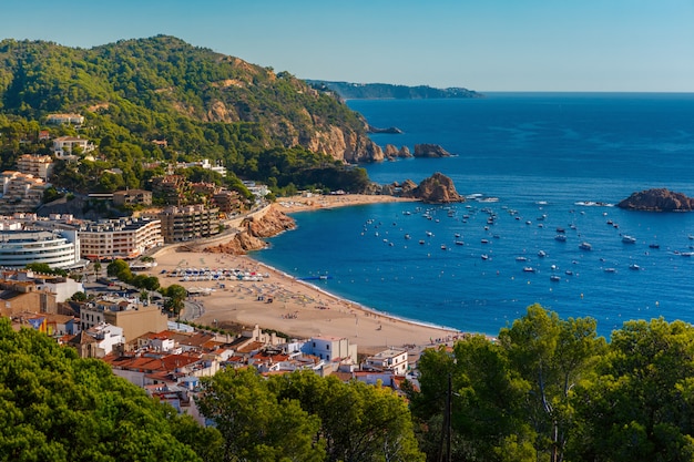 Tossa de Mar na Costa Brava, Katalonia, Hiszpania