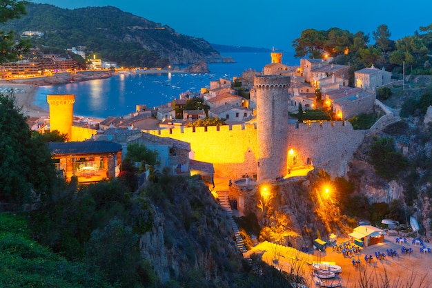 Tossa De Mar Na Costa Brava, Katalonia, Hiszpania