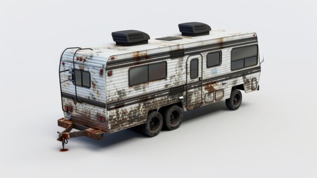 Zdjęcie toy hauler rv isolated