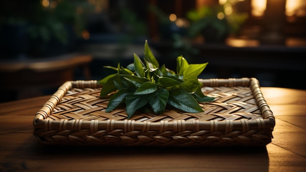 Tradycyjna chińska ceremonia parzenia zielonej herbaty Potgenerative AI