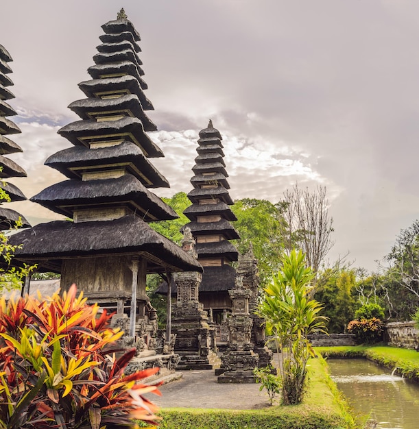 Tradycyjna hinduska świątynia balijska Taman Ayun w Mengwi. Bali, Indonezja